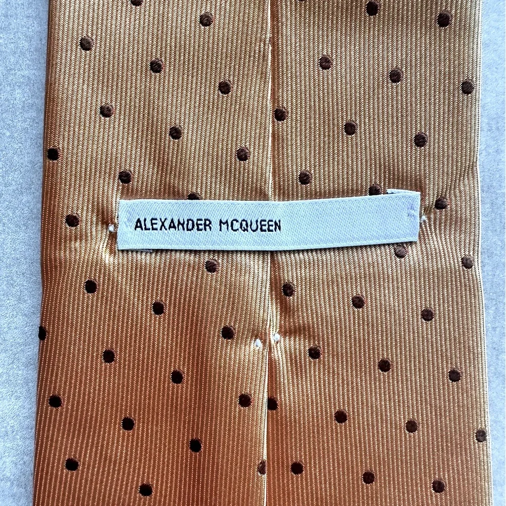 Alexander McQueen Classic Polka Dot Silk Tie